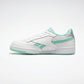 Tenis Casual Para Dama Reebok Club C Revenge Blanco Menta Plata Ab0701