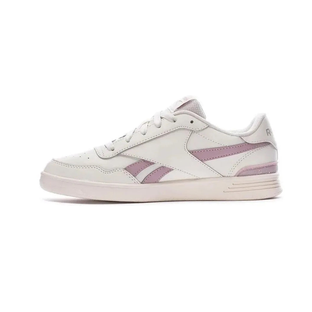 Tenis Casual Para Dama Reebok Court Advance Clip Latte Malva Ab0701