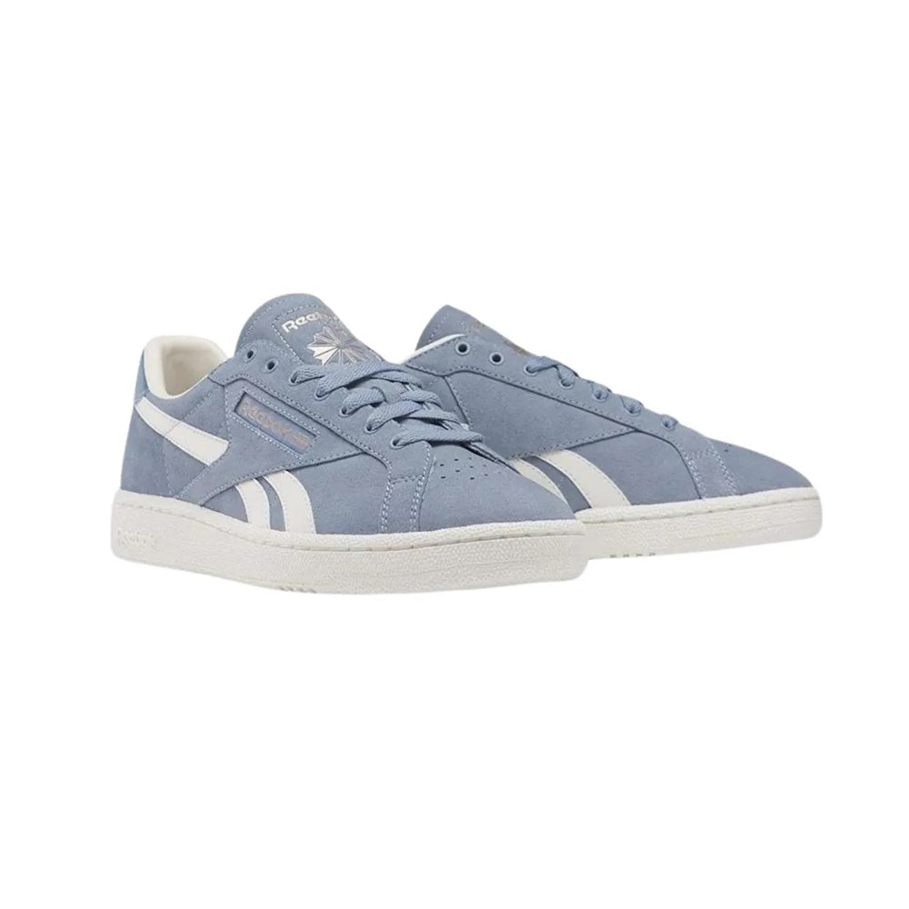 Tenis Casual Para Dama Reebok Club C Ground Blanco Azul Ab0701