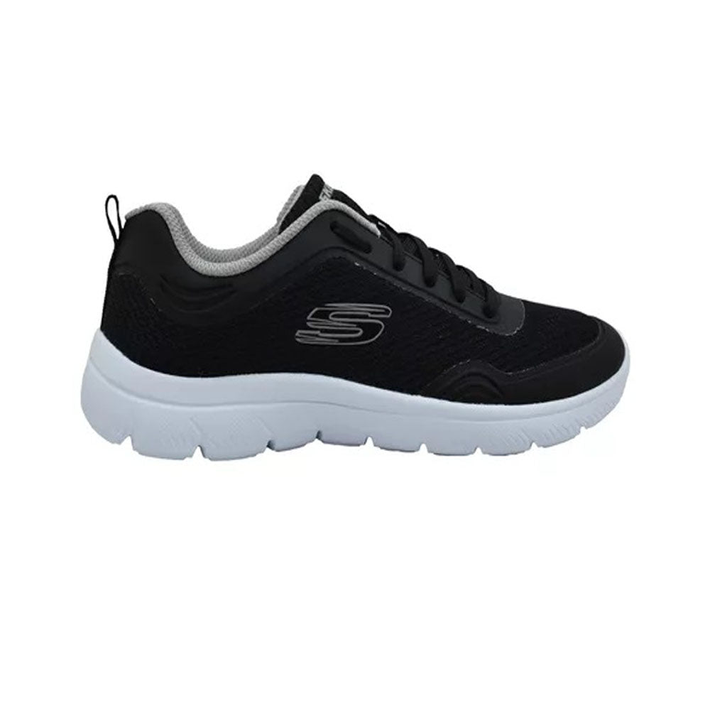 Tenis Deportivo para Dama Skechers Summits 10007mx/blk Negro Blanco Ab0701