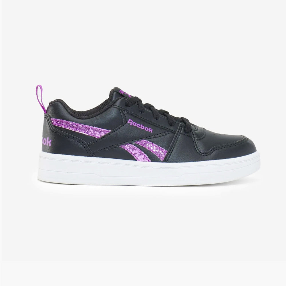 Tenis Casual Para Niña Reebok Royal Prime Negro Purpura Blanco Ab0701
