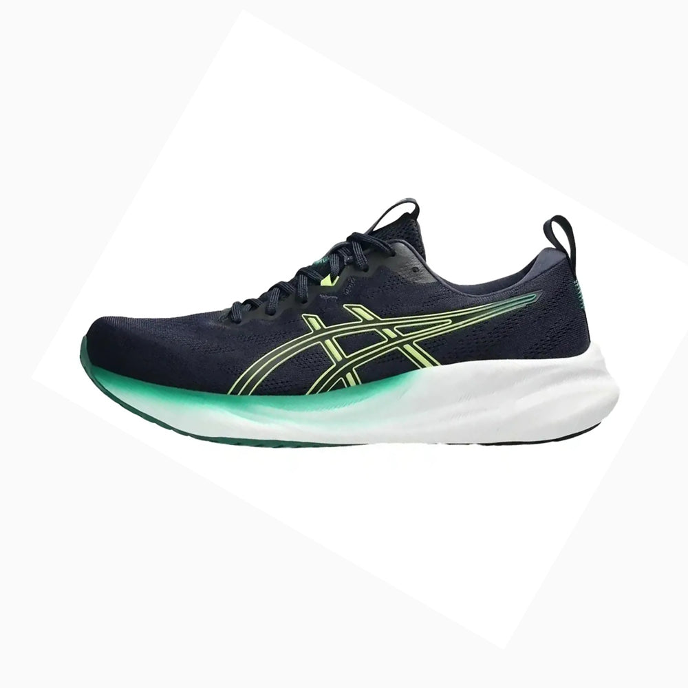 Tenis Deportivo Para Caballero Asics Gel Pulse 16 Marino Limon Ab0701