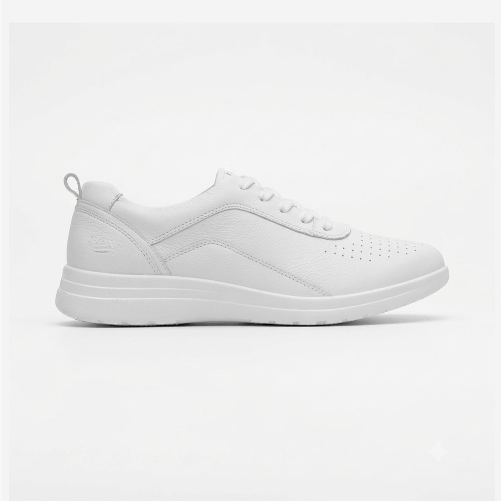 Zapato Casual Para Dama Flexi 102015 Blanco Ab0701
