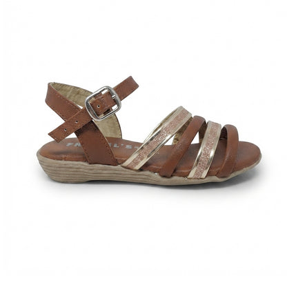 Sandalia Para Dama Fredels 120 Tan Ab0701