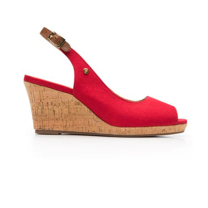 Zapatilla Para Dama Flexi 129605 Rojo Ab0701