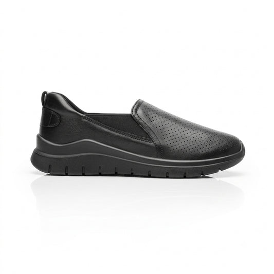 Mocasín Confort Para Dama Flexi 130210 Negro Ab0701