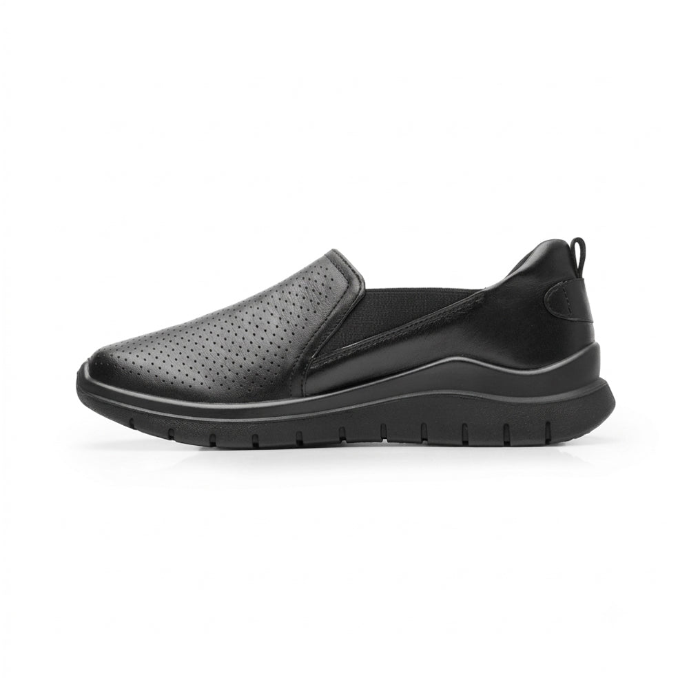Mocasín Confort Para Dama Flexi 130210 Negro Ab0701