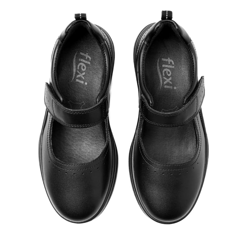 Zapato Escolar Para Niña Flexi 136402 Negro Ab0701