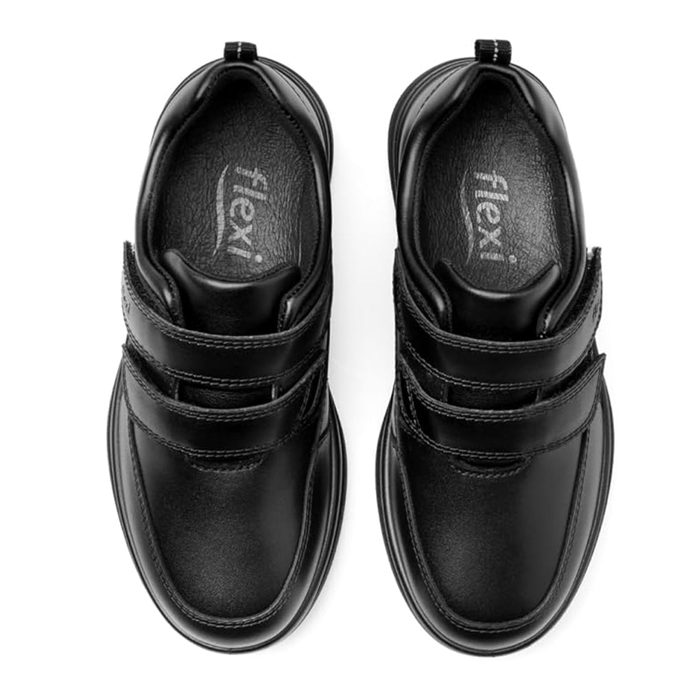 Zapato Escolar Para Niño Flexi 136403 Negro Ab0701