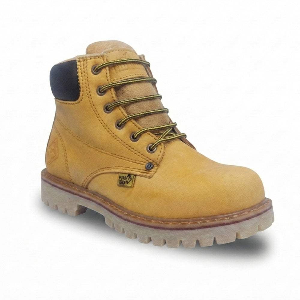 Bota De Trabajo Para Caballero  Pma 136Acero Miel Ab0701