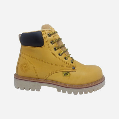 Bota De Trabajo Para Caballero Pma 136 Miel Ab0701