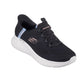 Tenis Deportivo Para Dama Skechers 150017 Negro Multicolor Rosa Ab0701