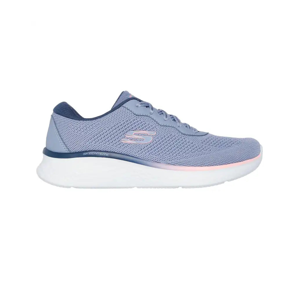 Tenis Deportivo Para Dama Skechers 150019 Azul Claro Multicolor Ab0701