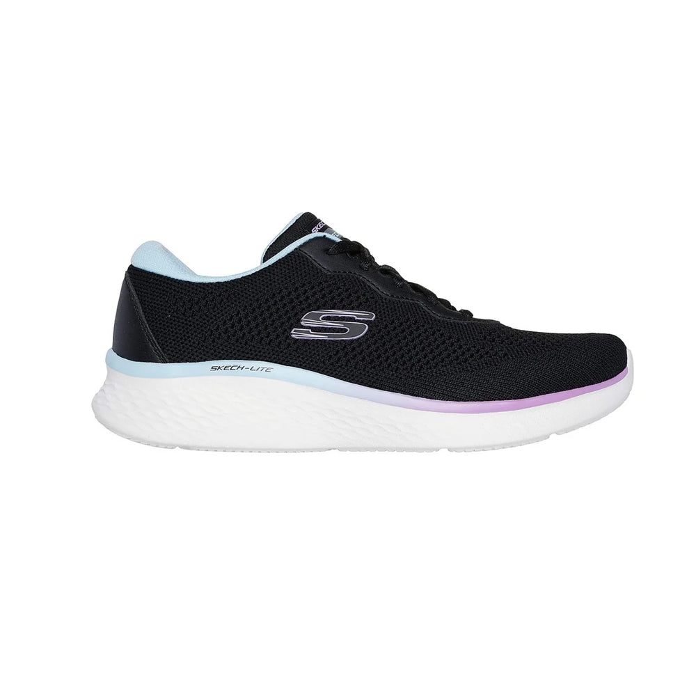 Tenis Deportivo Para Dama Skechers 150019 Negro Multicolor Ab0701