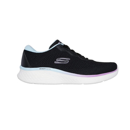 Tenis Deportivo Para Dama Skechers 150019 Negro Multicolor Ab0701