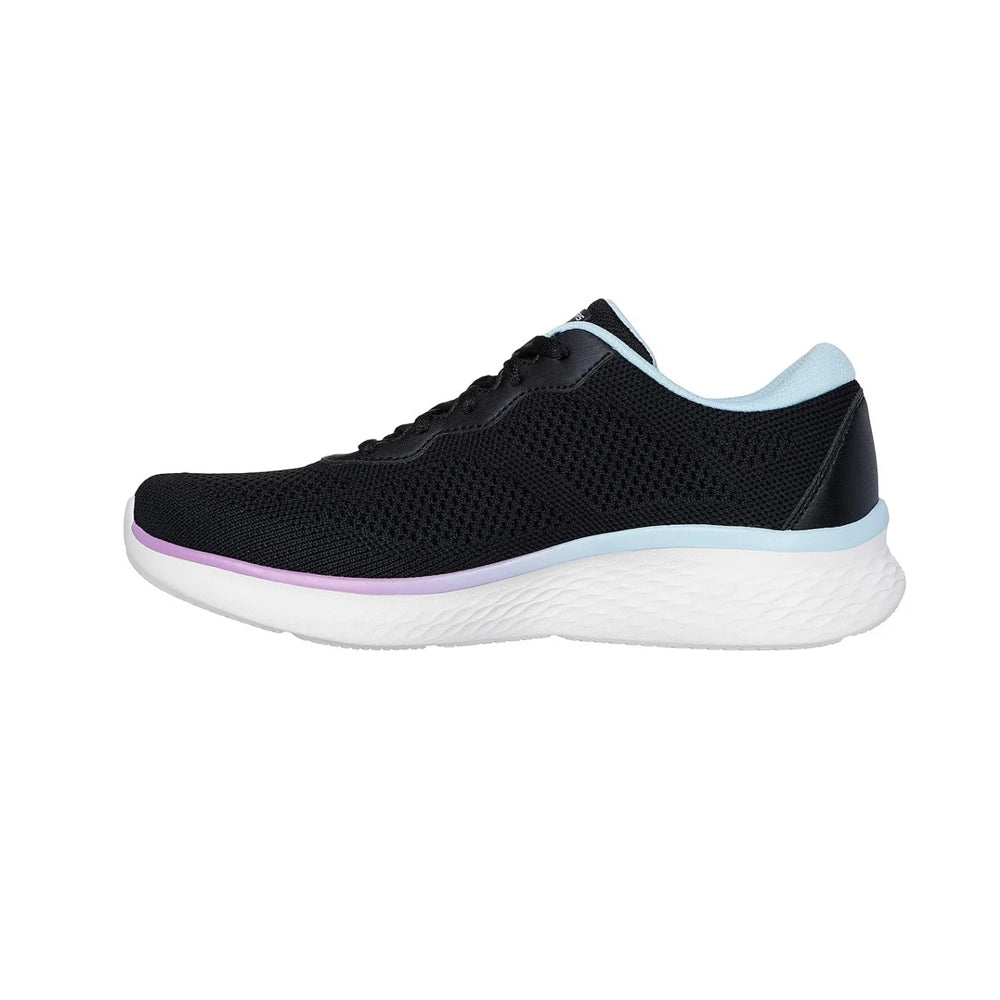 Tenis Deportivo Para Dama Skechers 150019 Negro Multicolor Ab0701