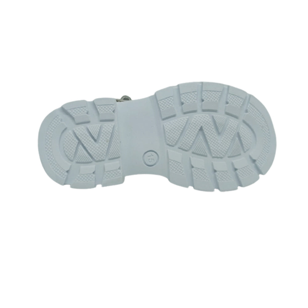 Huarache Para Niña Hurisa 1819 Blanco Ab0701