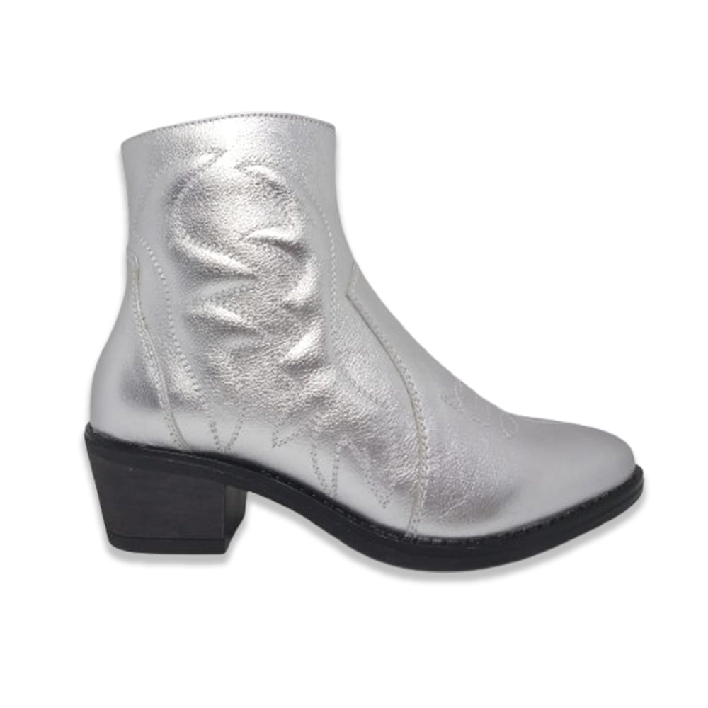 Bota Para Dama Vicenza 19006 Plata Ab0701