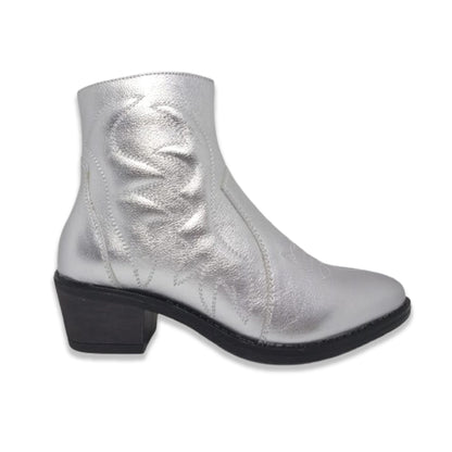 Bota Para Dama Vicenza 19006 Plata Ab0701