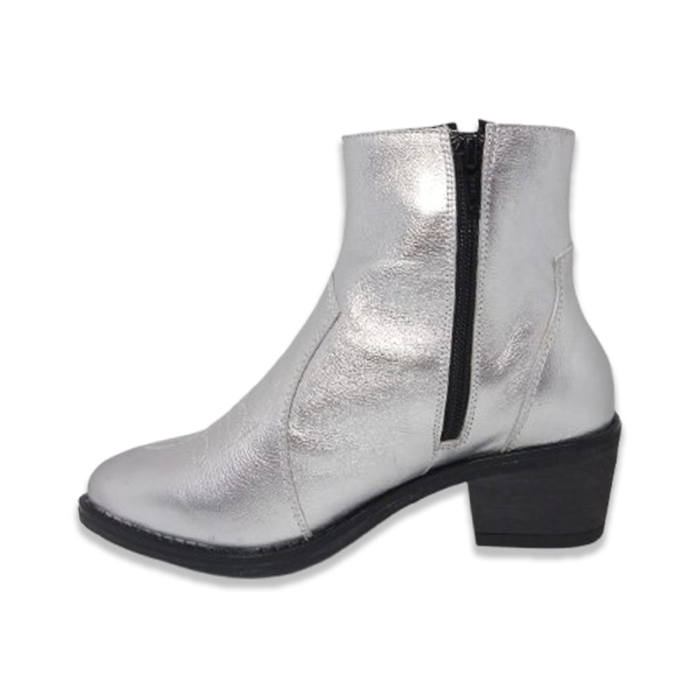 Bota Para Dama Vicenza 19006 Plata Ab0701