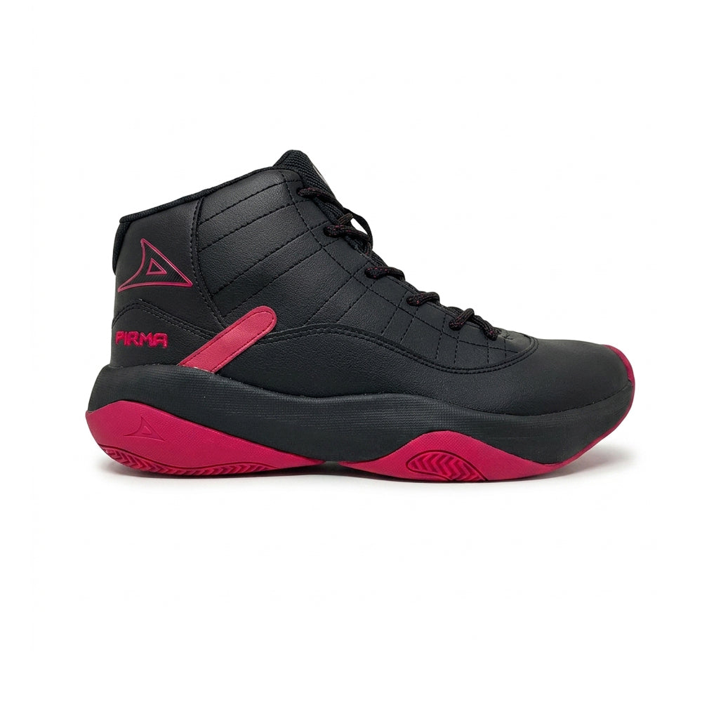 Tenis Bota Para Caballero Pirma 2020 Negro Rojo Ab0701