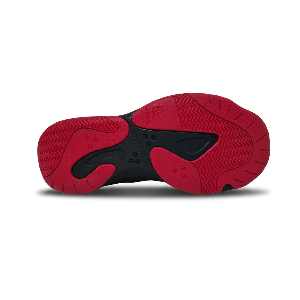 Tenis Bota Para Caballero Pirma 2020 Negro Rojo Ab0701