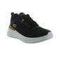 Tenis Deportivo Para Dama Skechers 21020 Negro Oro Ab0701