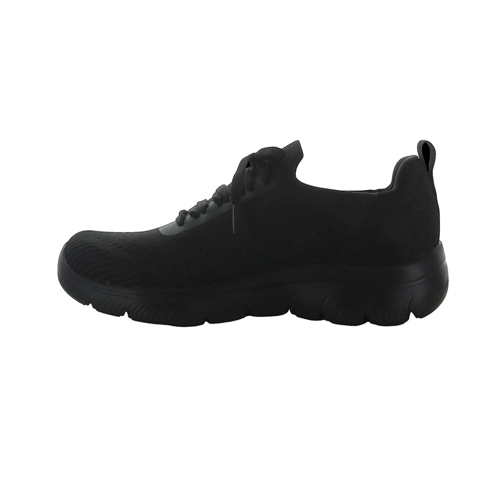 Tenis Deportivo Para Dama Skechers 21022 Negro Oro Ab0701