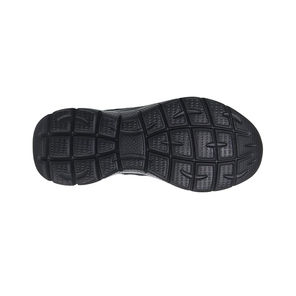 Tenis Deportivo Para Dama Skechers 2110005 Negro Plata Ab0701