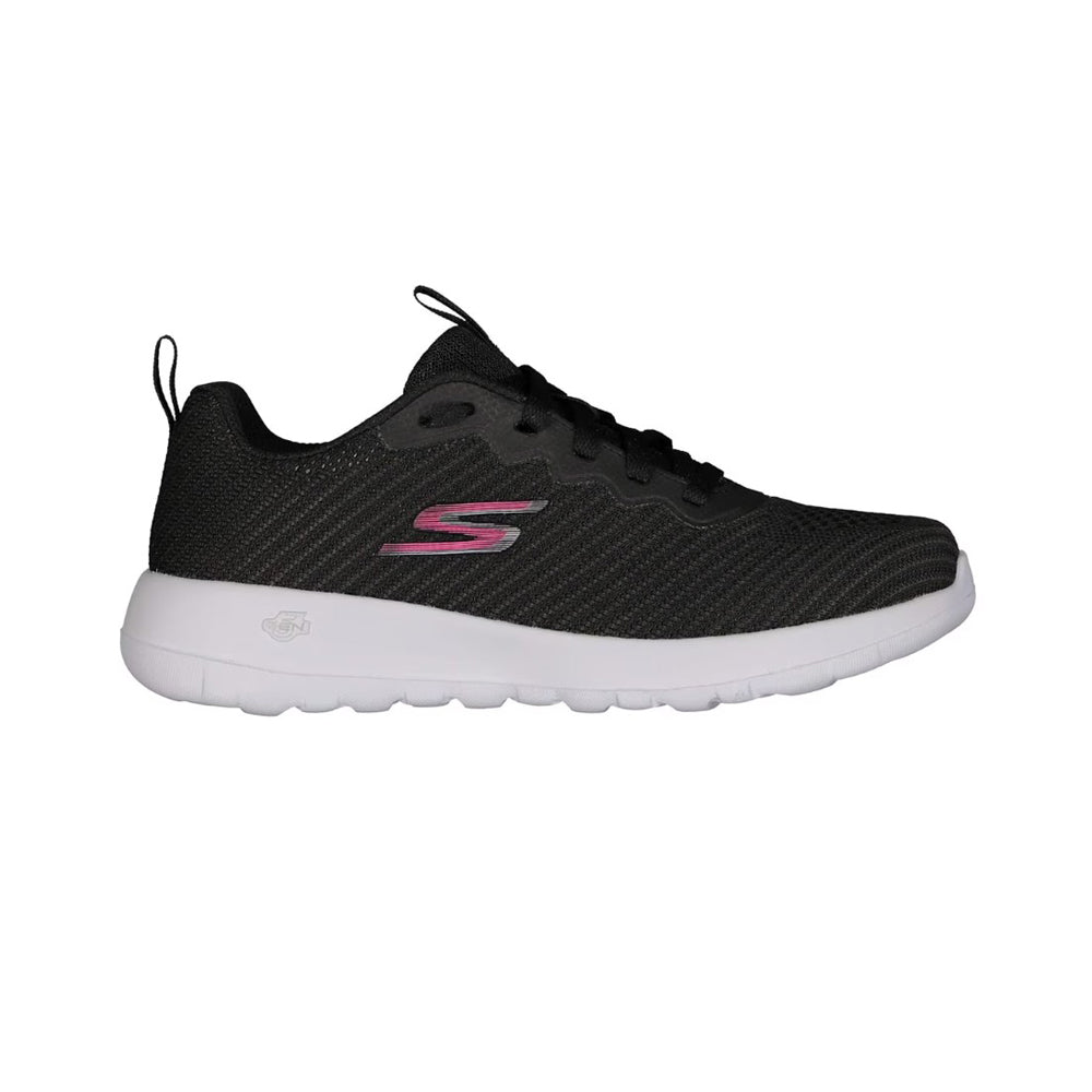 Tenis Deportivo Para Dama Skechers 2110007 Negro Rosa Ab0701