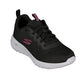 Tenis Deportivo Para Dama Skechers 2110007 Negro Rosa Ab0701