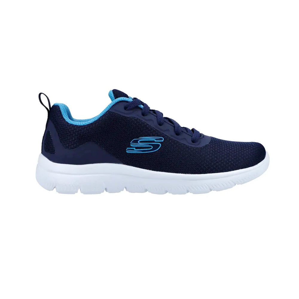Tenis Deportivo Para Dama Skechers 2110011 Marino Azul Ab0701