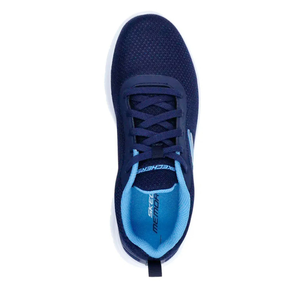 Tenis Deportivo Para Dama Skechers 2110011 Marino Azul Ab0701