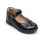 Zapato Bota Para Niña Rilo 2165 Negro Charol Ab0701