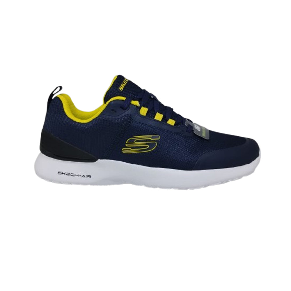 Tenis Deportivo Para Caballero Skechers 22018 Marino Limon Ab0701