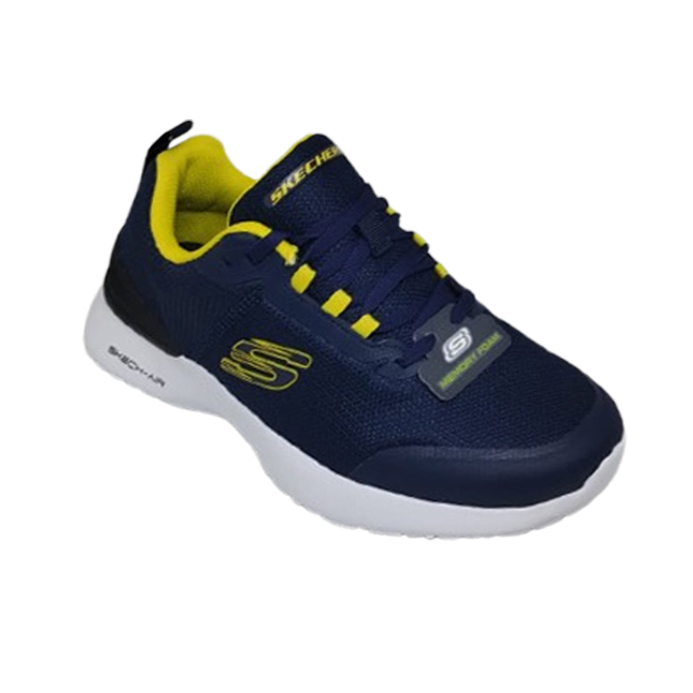 Tenis Deportivo Para Caballero Skechers 22018 Marino Limon Ab0701