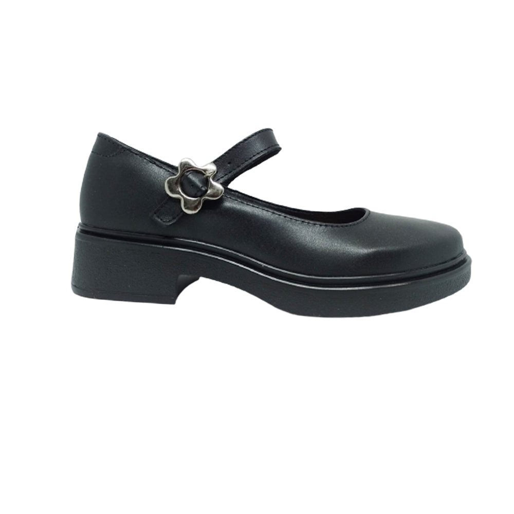 Zapato Escolar Para Dama Yuyin 23260 Negro Ab0701