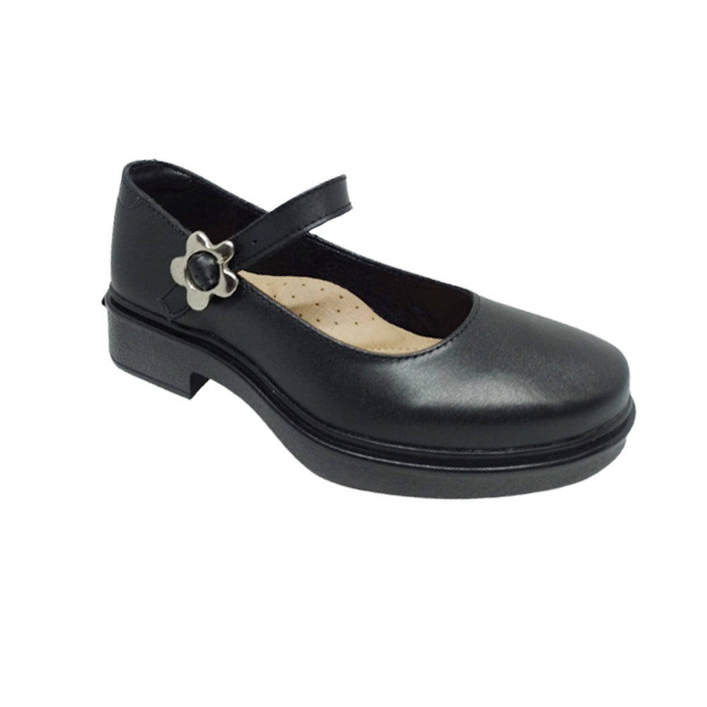 Zapato Escolar Para Dama Yuyin 23260 Negro Ab0701