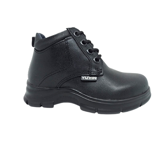 Bota Escolar Para Niño Yuyin 23271 Negro Ab0701
