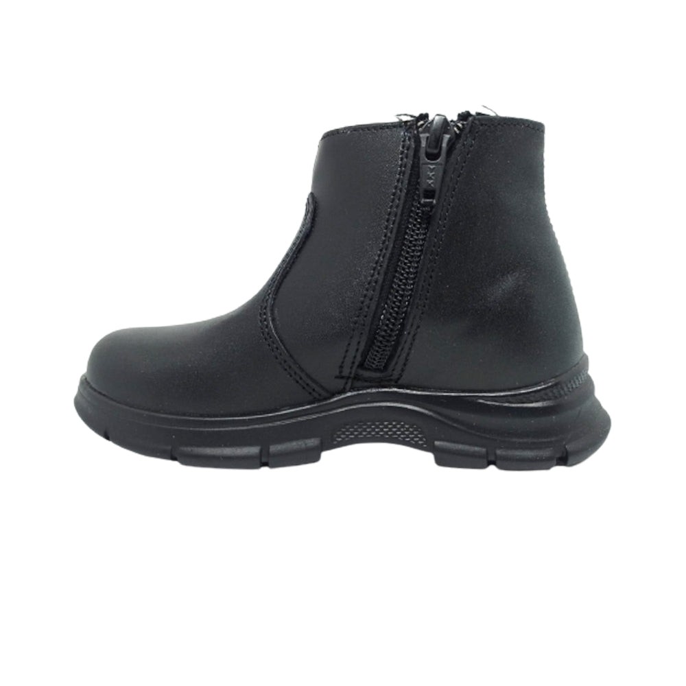 Bota Escolar Para Niño Yuyin 23272 Negro Ab0701