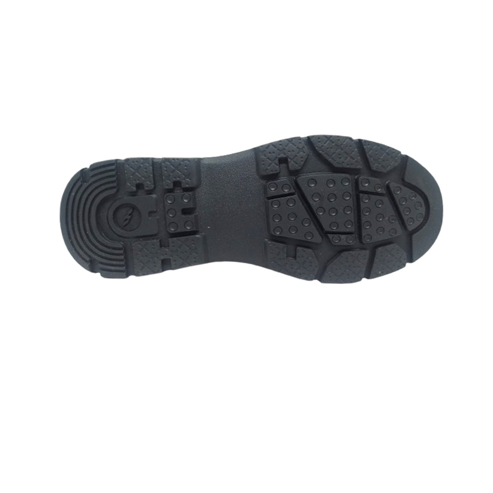 Zapatos Escolar Para Niño Yuyin 23300 Negro Ab0701