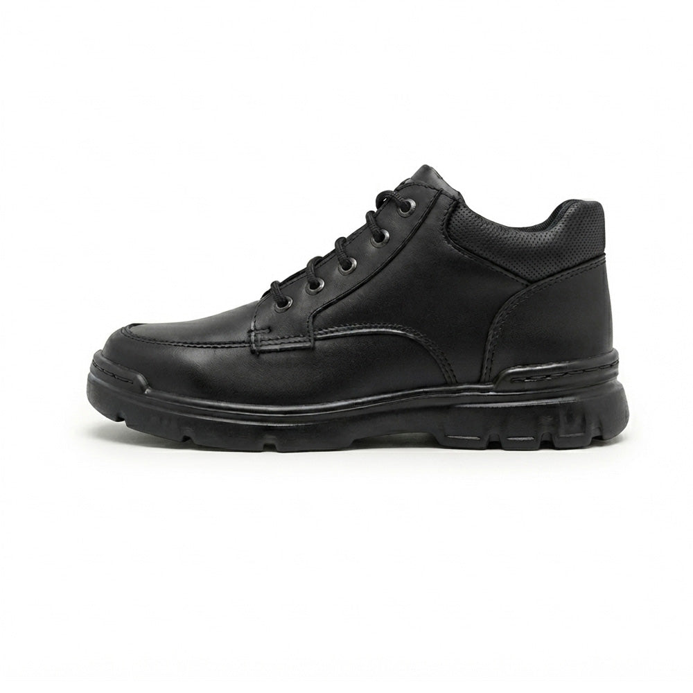 Zapatos Escolar Para Niño Yuyin 23301 Negro Ab0701