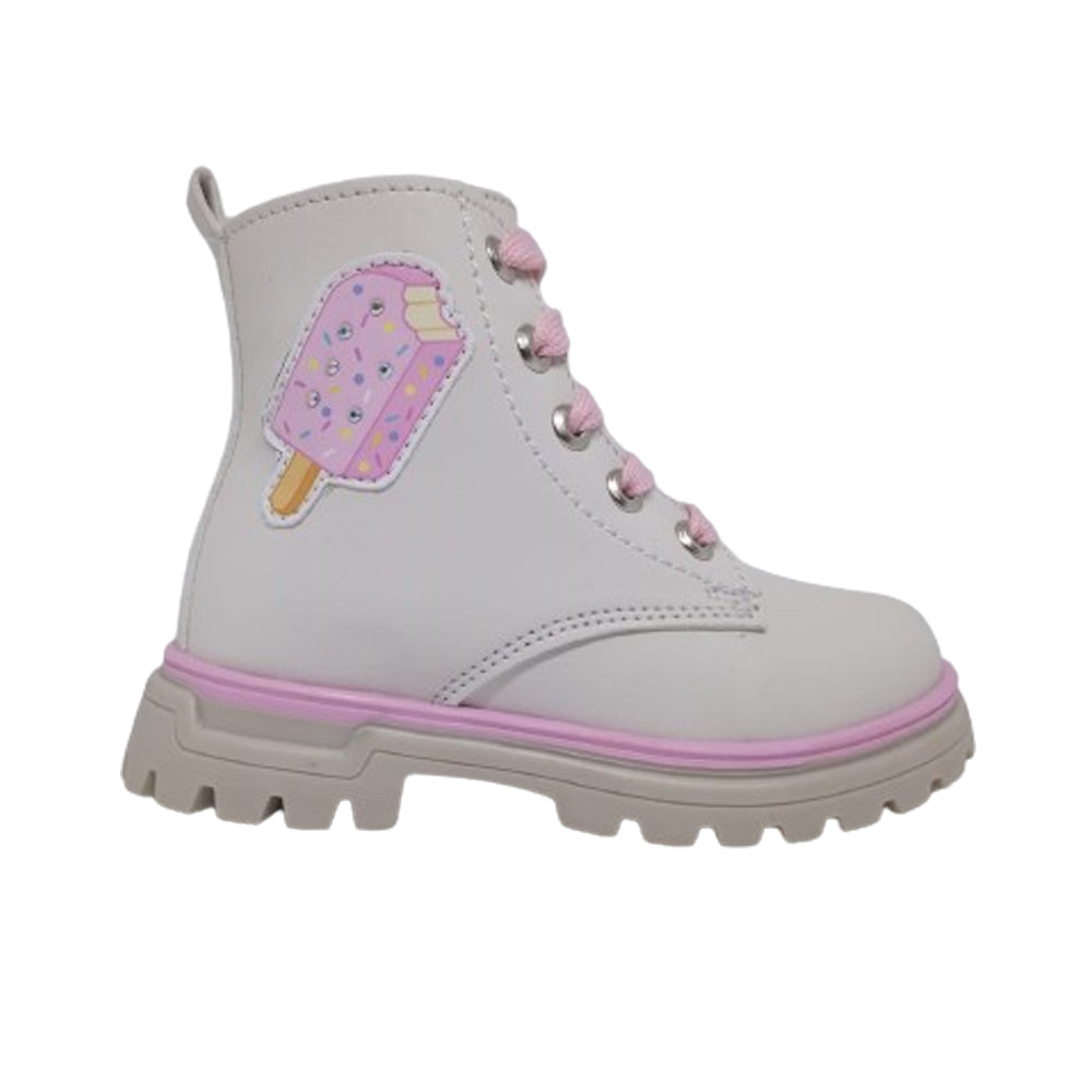 Botin Para Niña Yuyin 23527 Latte Ab0701