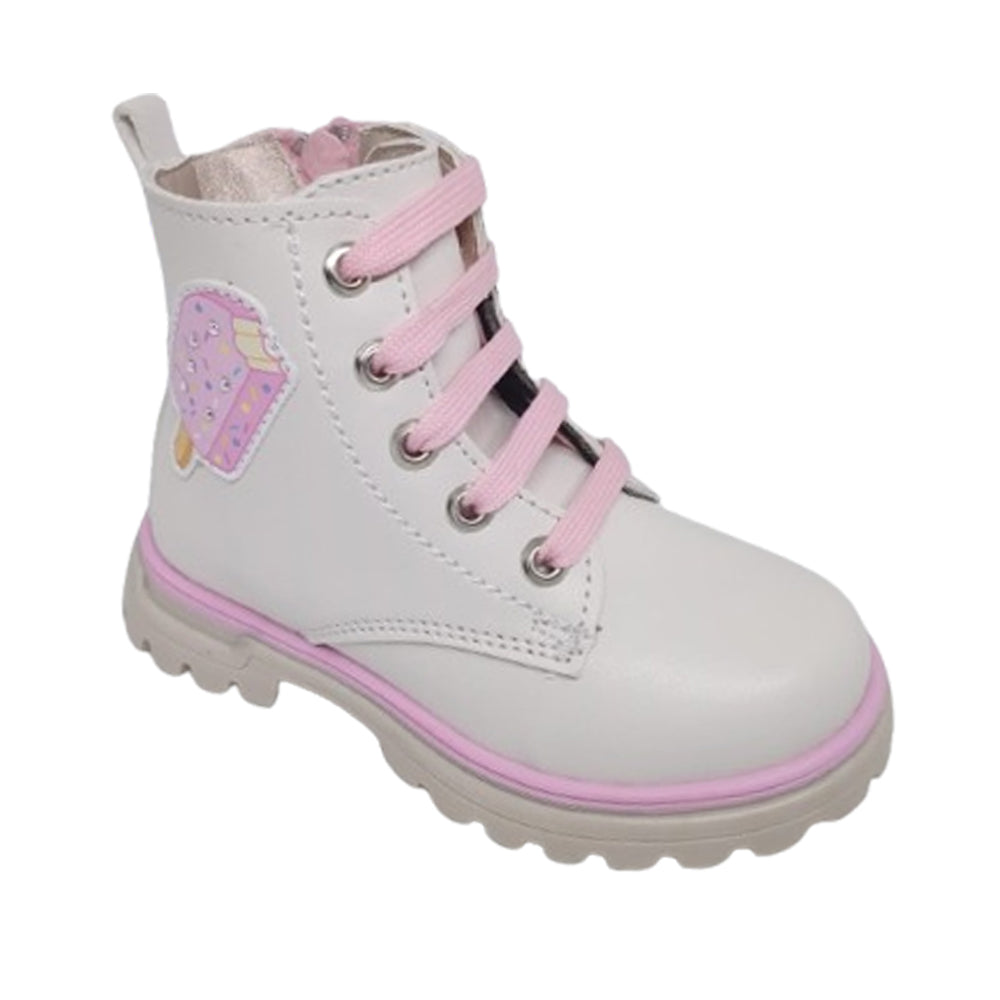 Botin Para Niña Yuyin 23527 Latte Ab0701