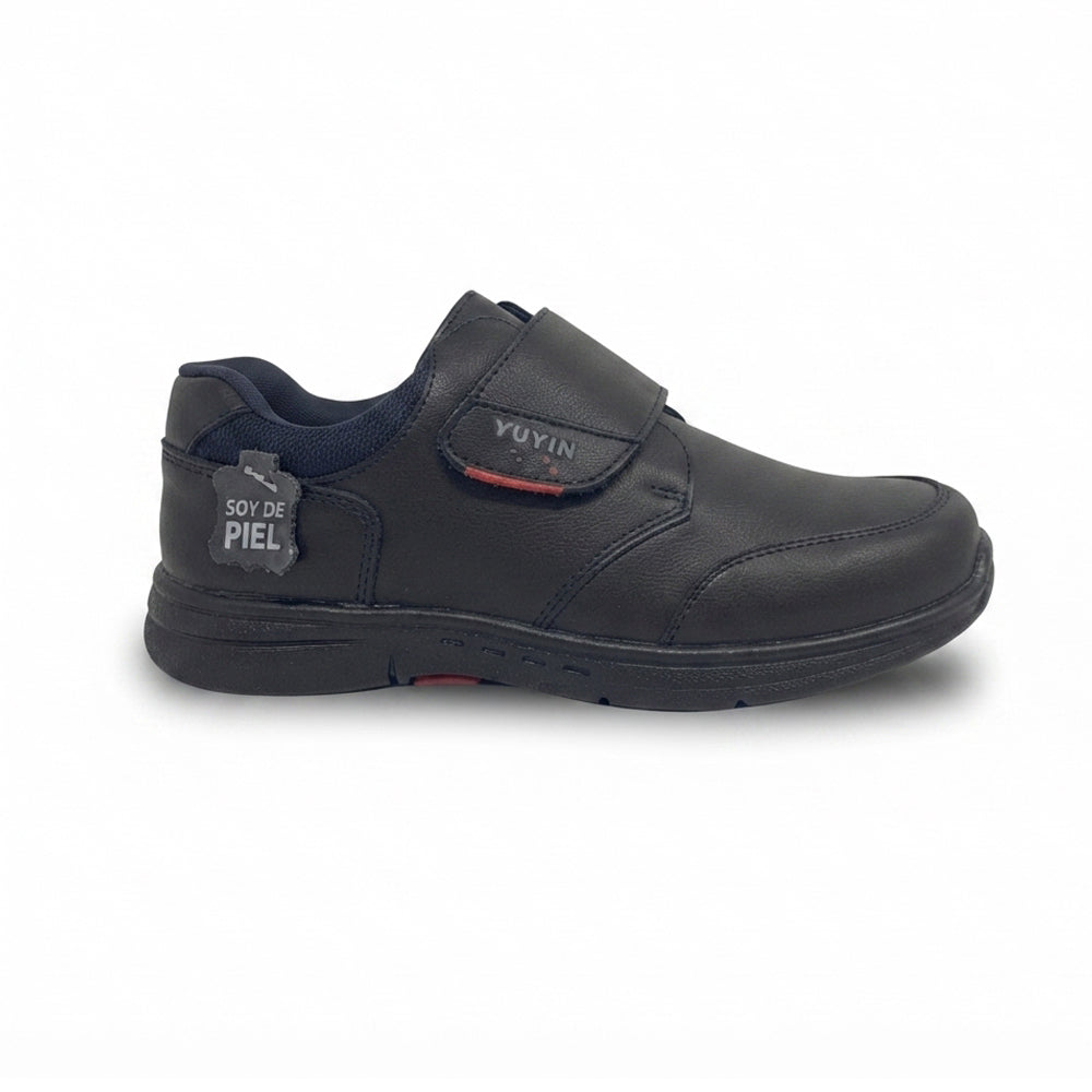 Calzado Escolar Niño Yuyin 24311 Negro Ab701