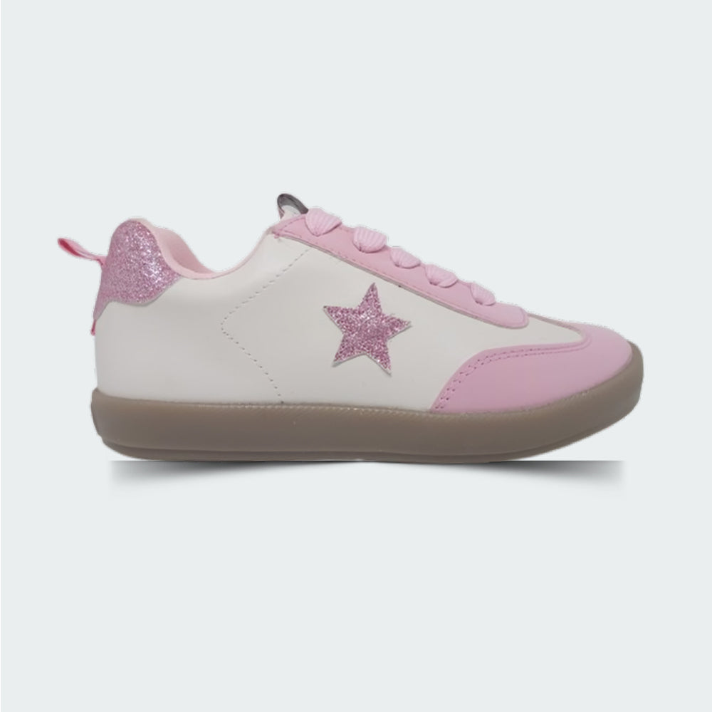 Tenis Casual Para Niña Yuyin 25291 Latte Ab0701