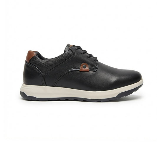Calzado Escolar Para Joven Yuyin 26070 Negro Ab0701