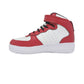 Tenis Deportivo Para Niño Court A2993SN  Blanco Rojo Ab0701
