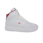 Tenis Bota Para Caballero Janlo 6046 Blanco Rojo Ab0701