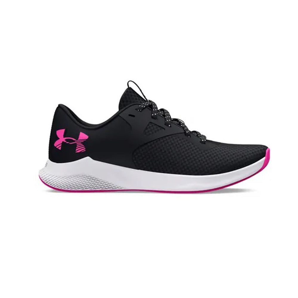 Tenis Deportivo Para Dama Under Armour Charged Aurora 2 Negro Blanco Ab0701